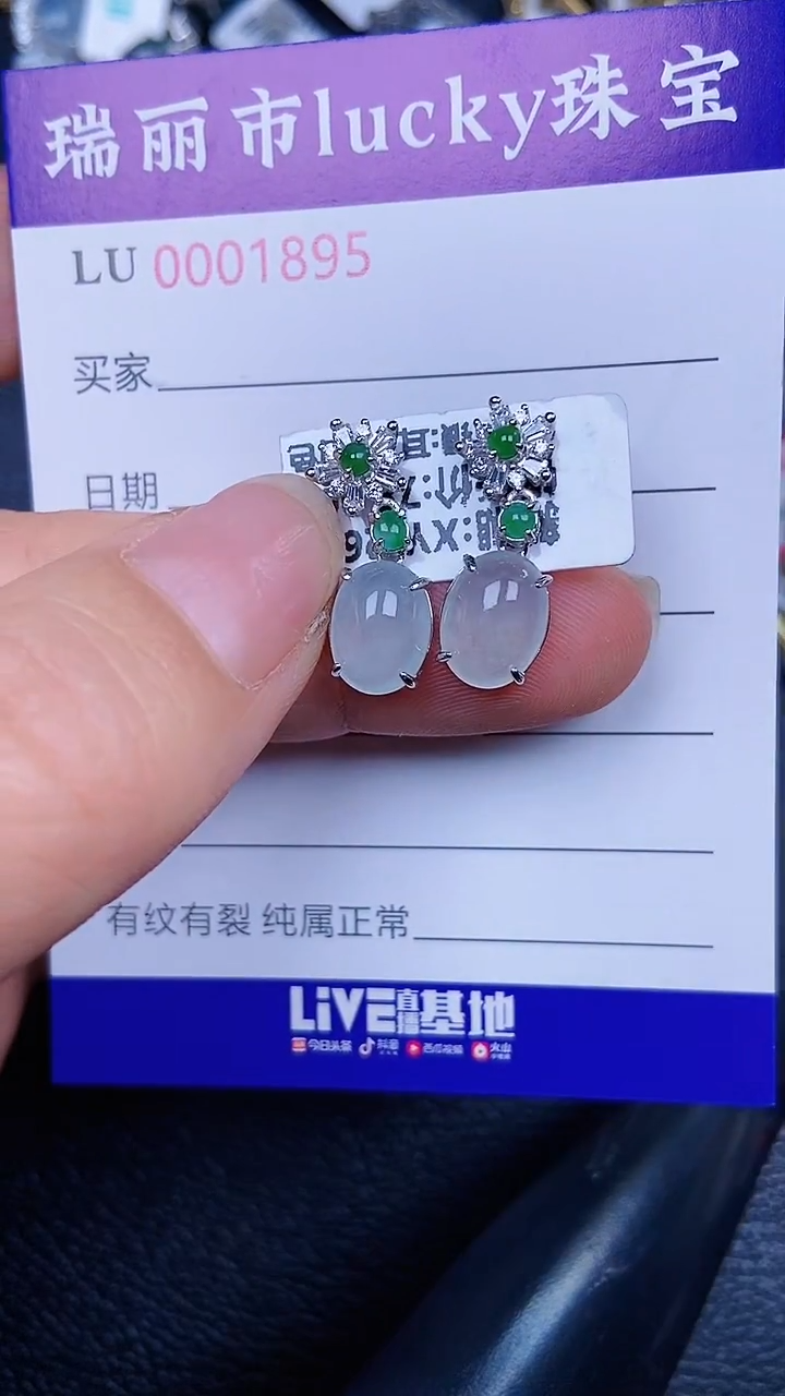 颈饰银S925镶嵌翡翠1895