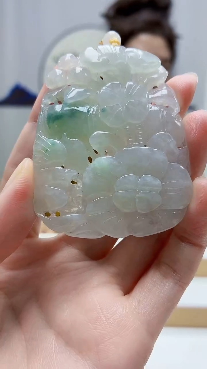 未镶嵌定制翡翠4829zm-毛货挂件38