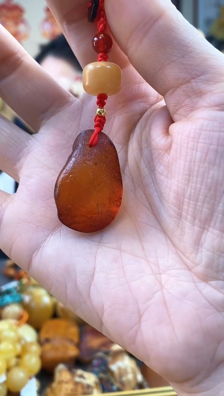 【闪购商品】琥珀颈饰未镶嵌吊坠