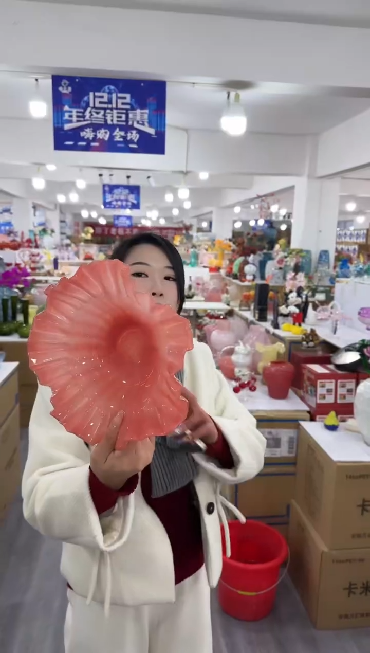 【闪购商品】琉璃瑞鸿花器早Q-2