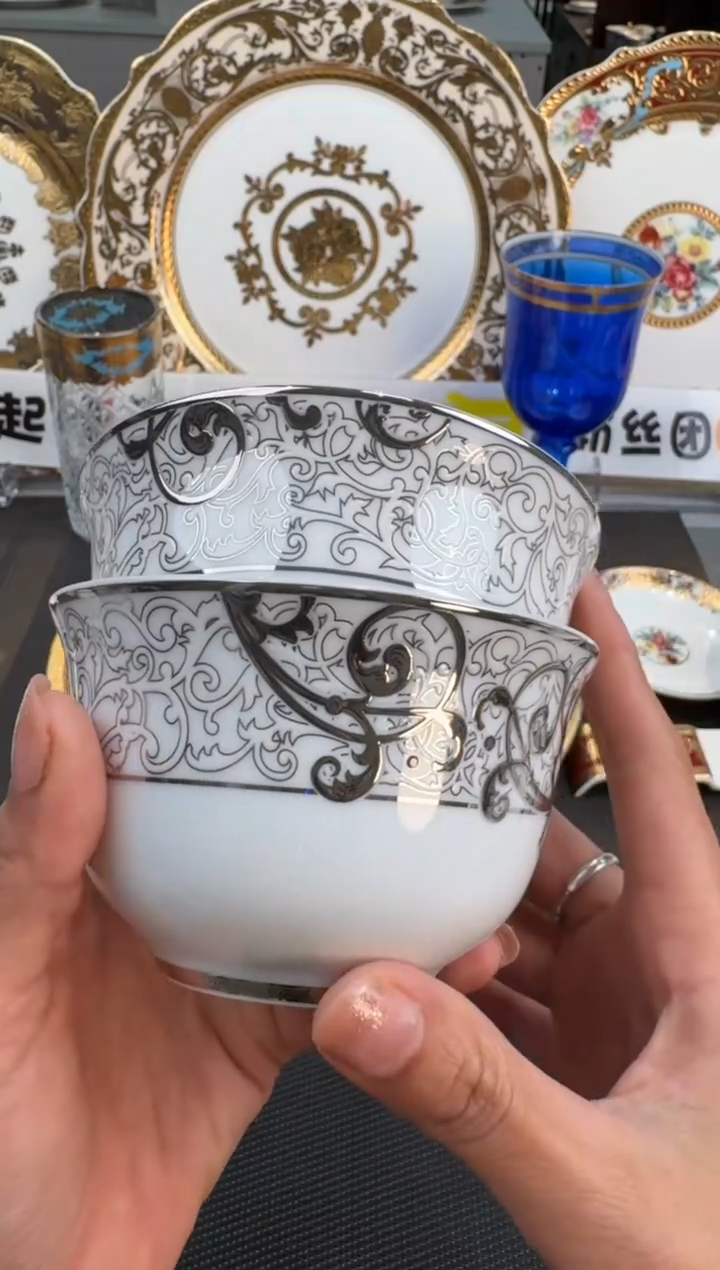 【闪购商品】瓷片4寸奶茶碗2个  福利价  福利价