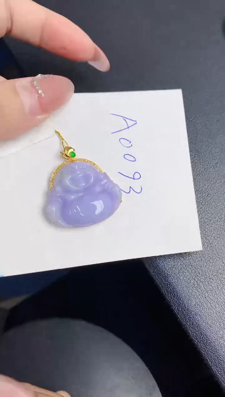 【闪购商品】翡翠颈饰18K金镶嵌000000000000
