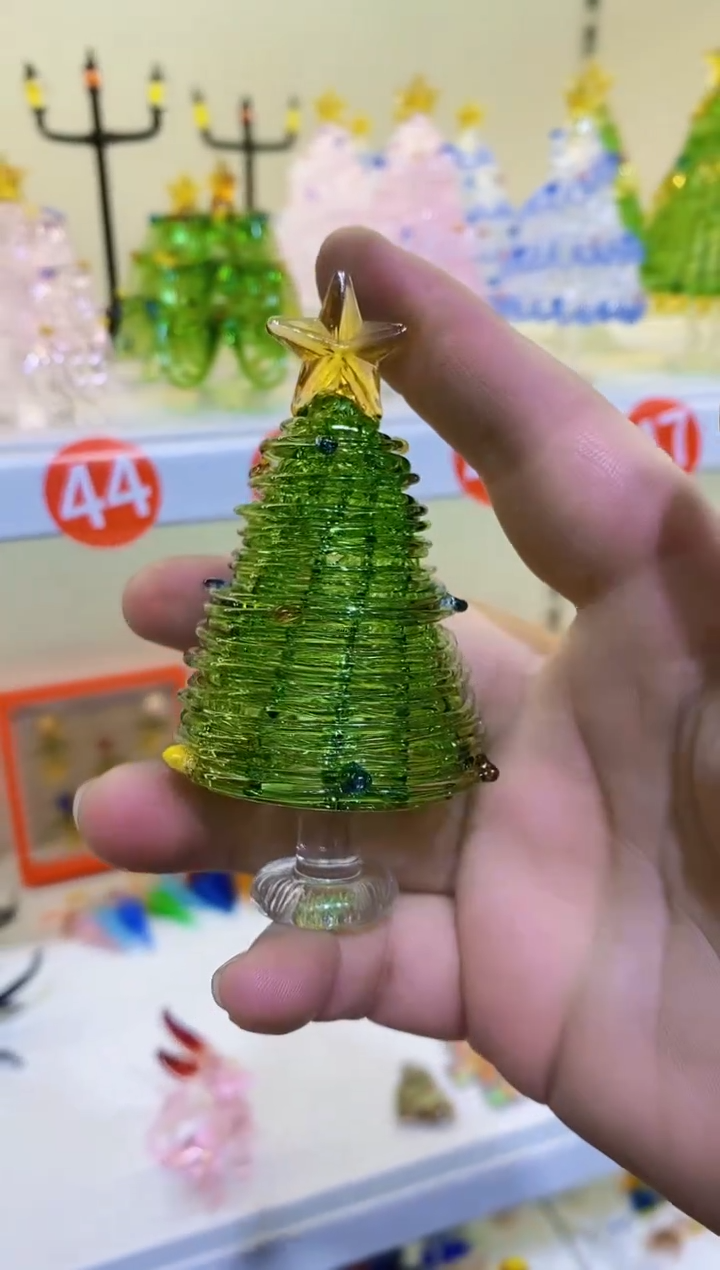 【闪购商品】琉璃手工艺品圣诞树