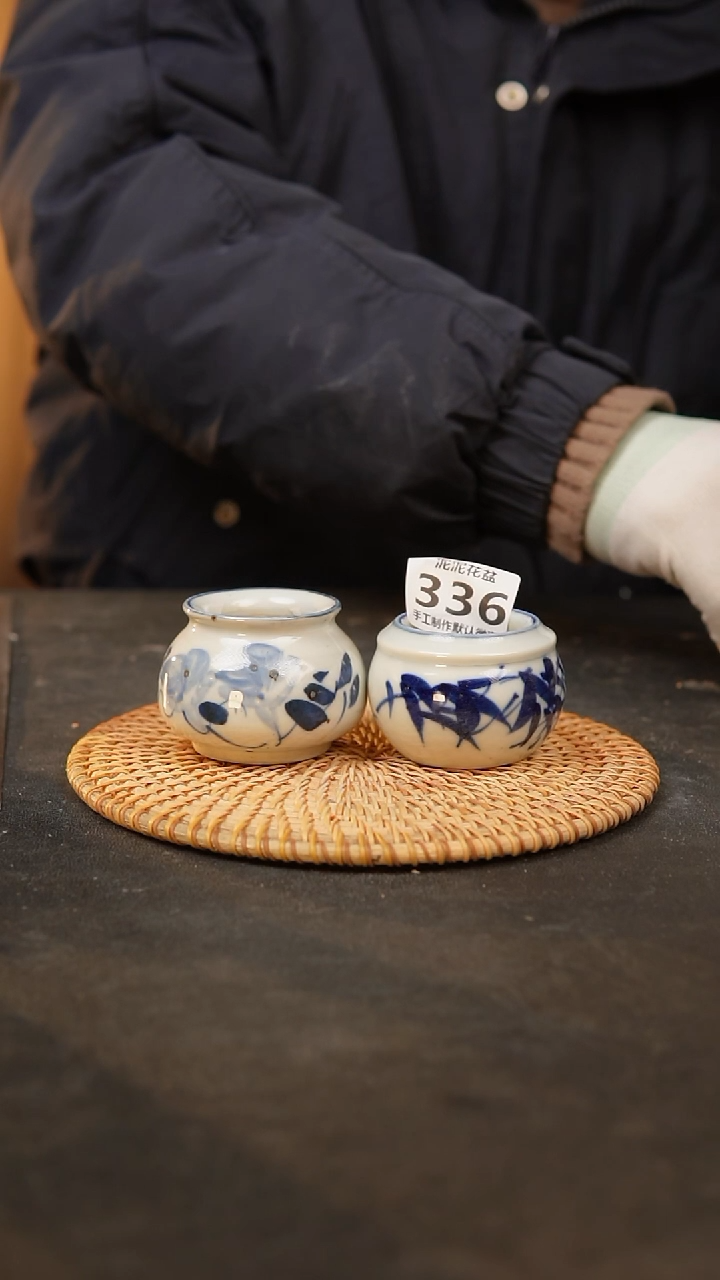 【闪购商品】瓷片336泥泥手工花盆