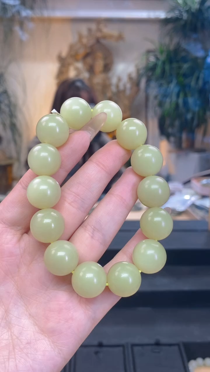 未镶嵌手串和田玉卡16