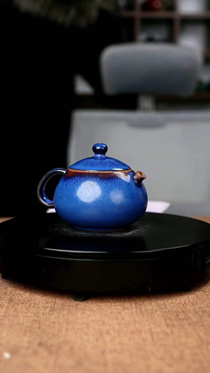 【闪购商品】815#国工一级品原矿钧瓷炉钧釉西施壶