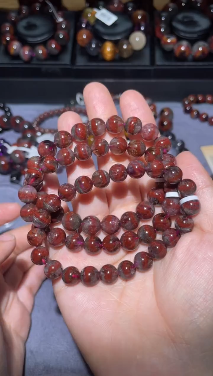 【闪购商品】水晶手链未镶嵌极光单圈9mm多样性发其一