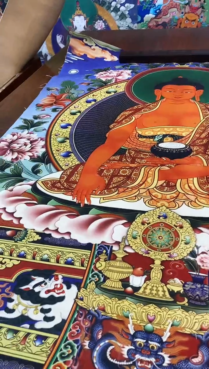 装裱画精美唐卡tk16316