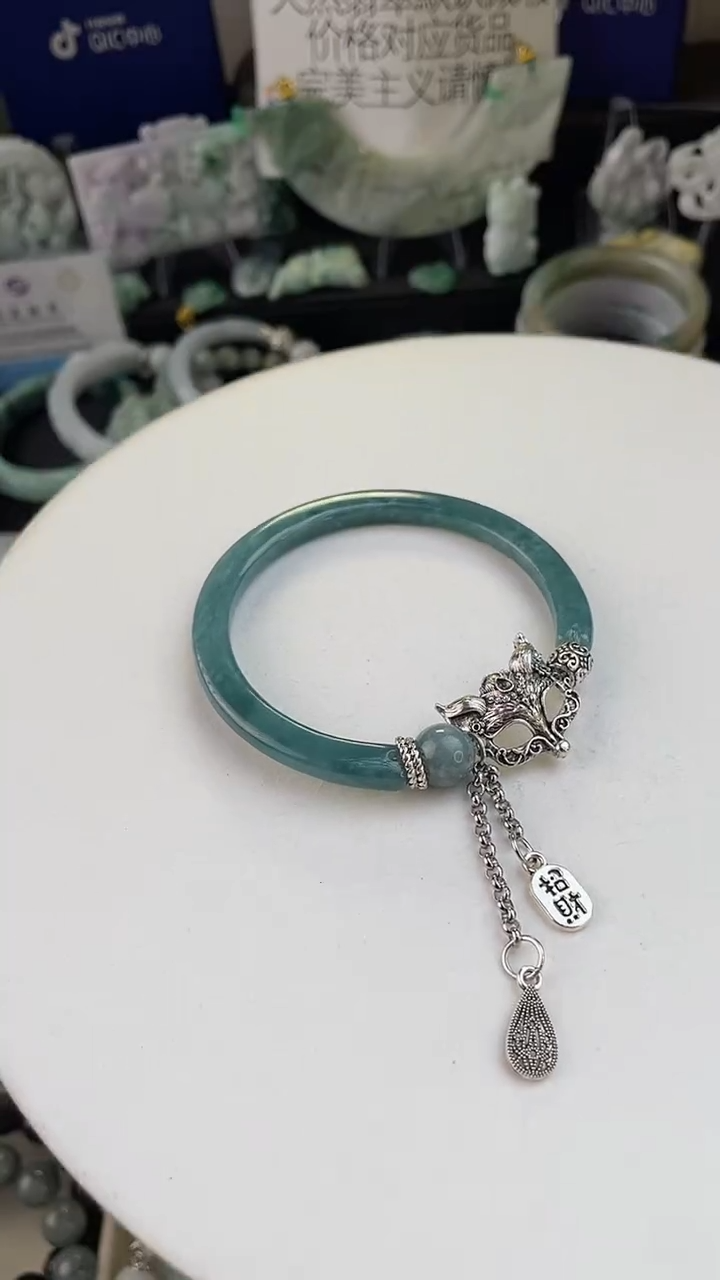 未镶嵌手链翡翠手工定制默认微瑕主播介绍为准