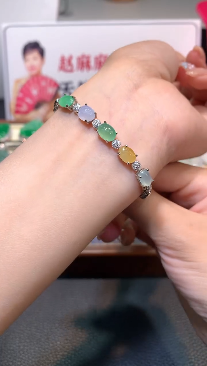 手链翡翠未镶嵌手链