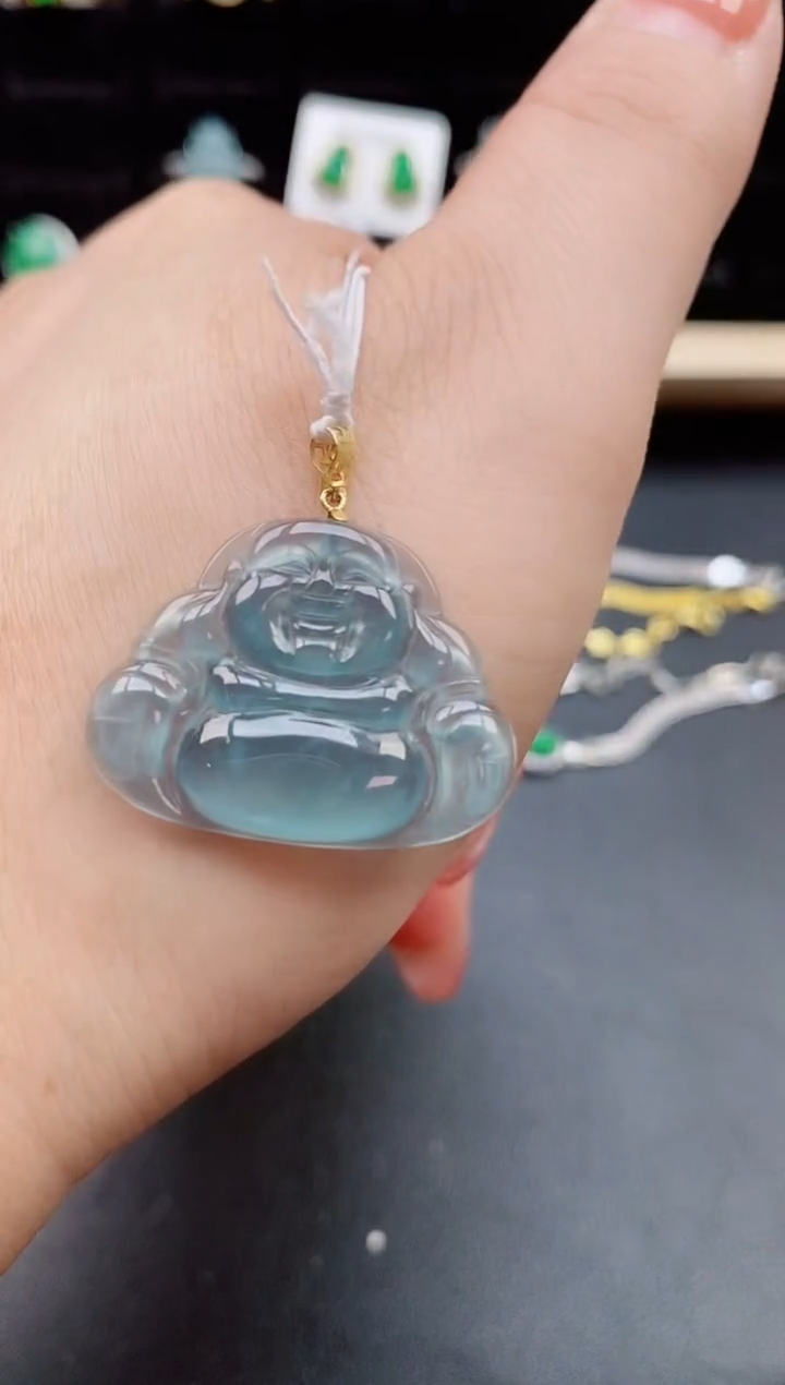 【闪购商品】翡翠颈饰18K金镶嵌121212