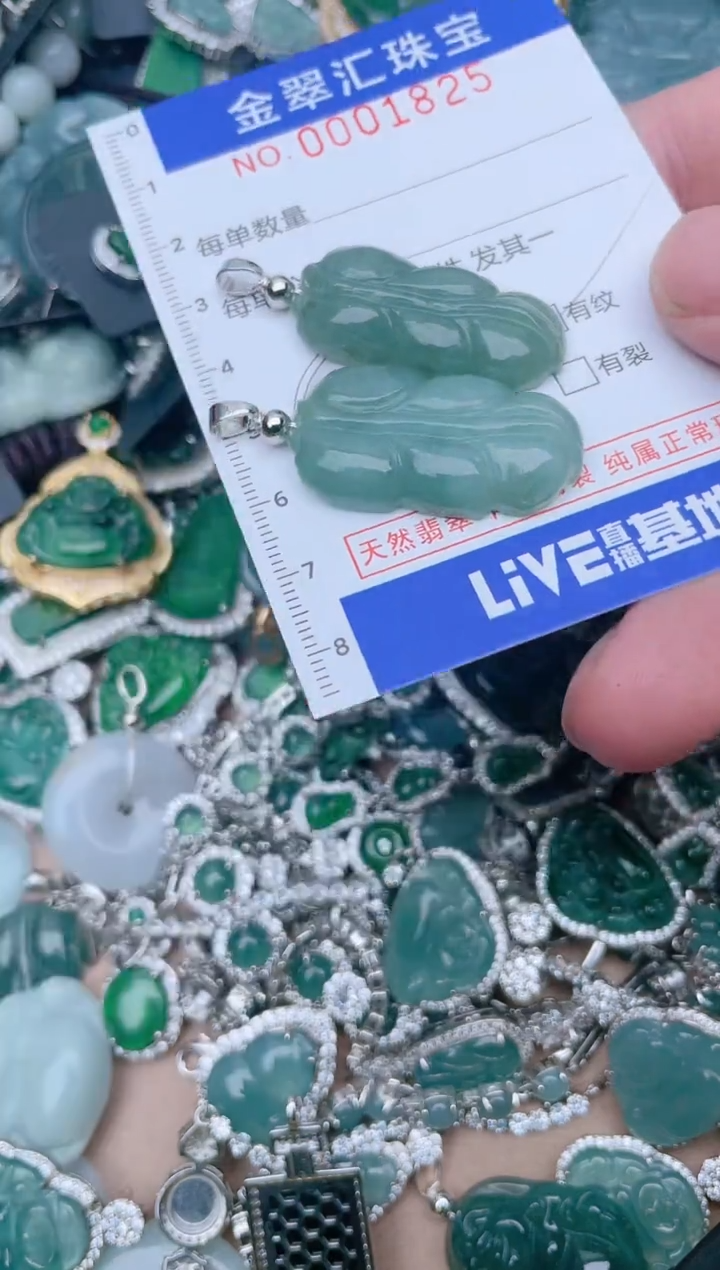 【闪购商品】翡翠颈饰未镶嵌1825.....