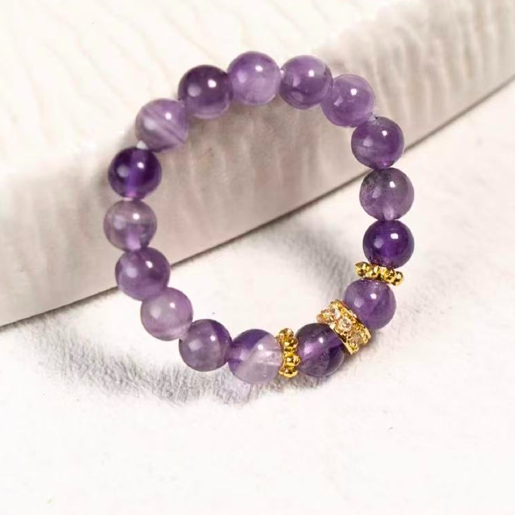 非金属仿水晶戒指 s0799 紫水晶戒指【无礼盒】