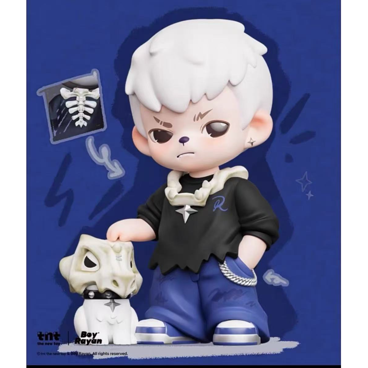 Rayan蓝色幻想系列抽抽乐潮玩盲盒（轩轩&贝贝链接）