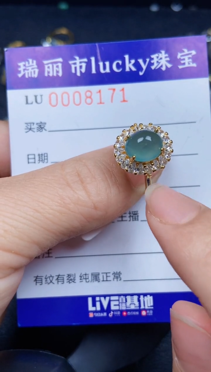 【闪购商品】翡翠颈饰银S925镶嵌8171