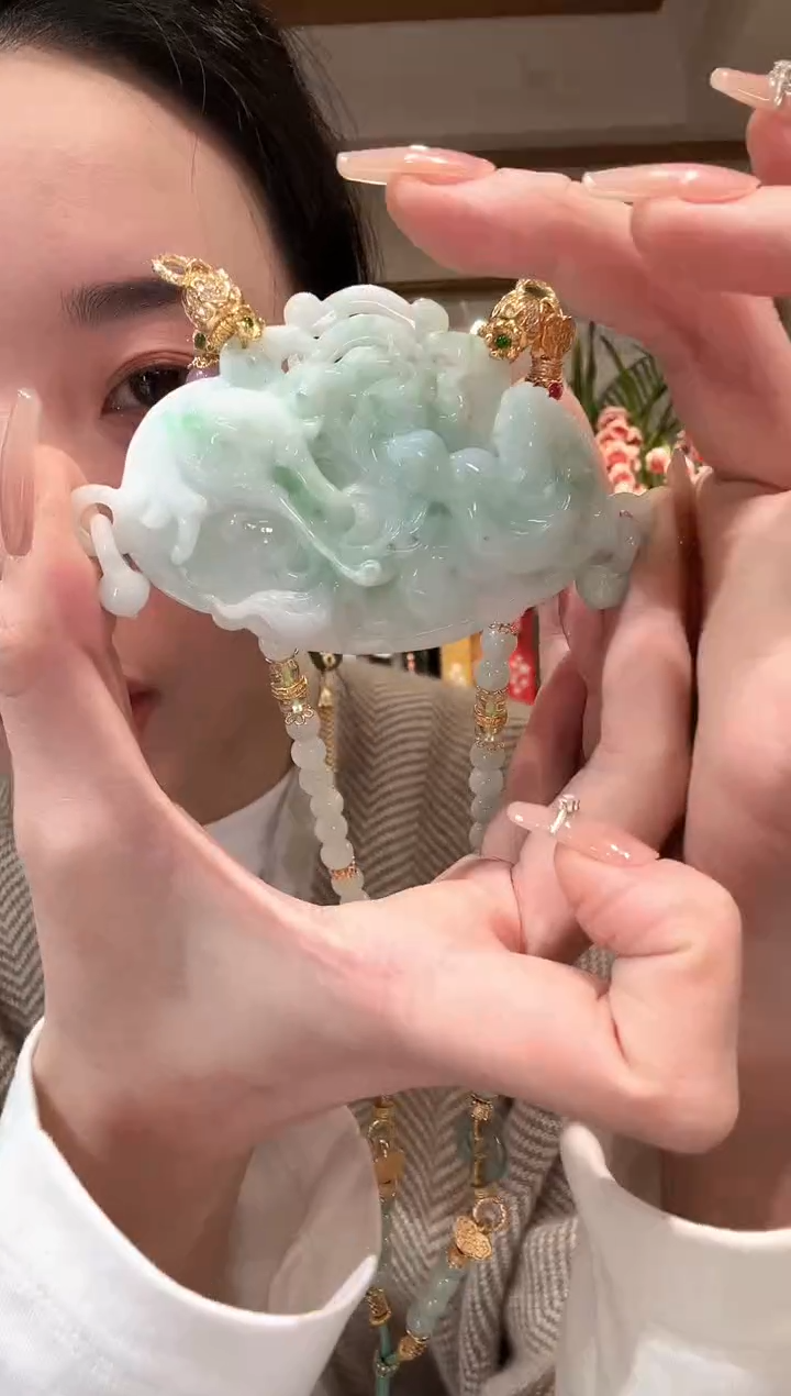 【闪购商品】翡翠颈饰未镶嵌国风