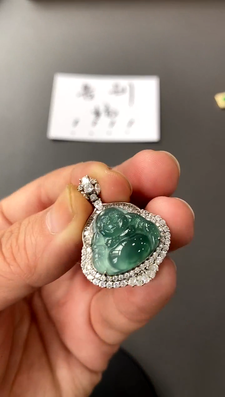 【闪购商品】翡翠颈饰银S925镶嵌买断价