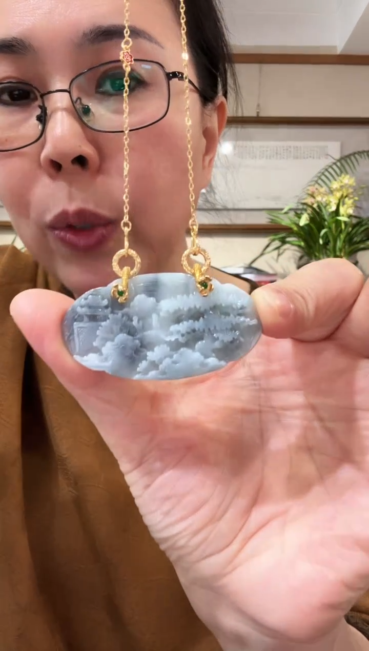 【闪购商品】翡翠颈饰未镶嵌国风
