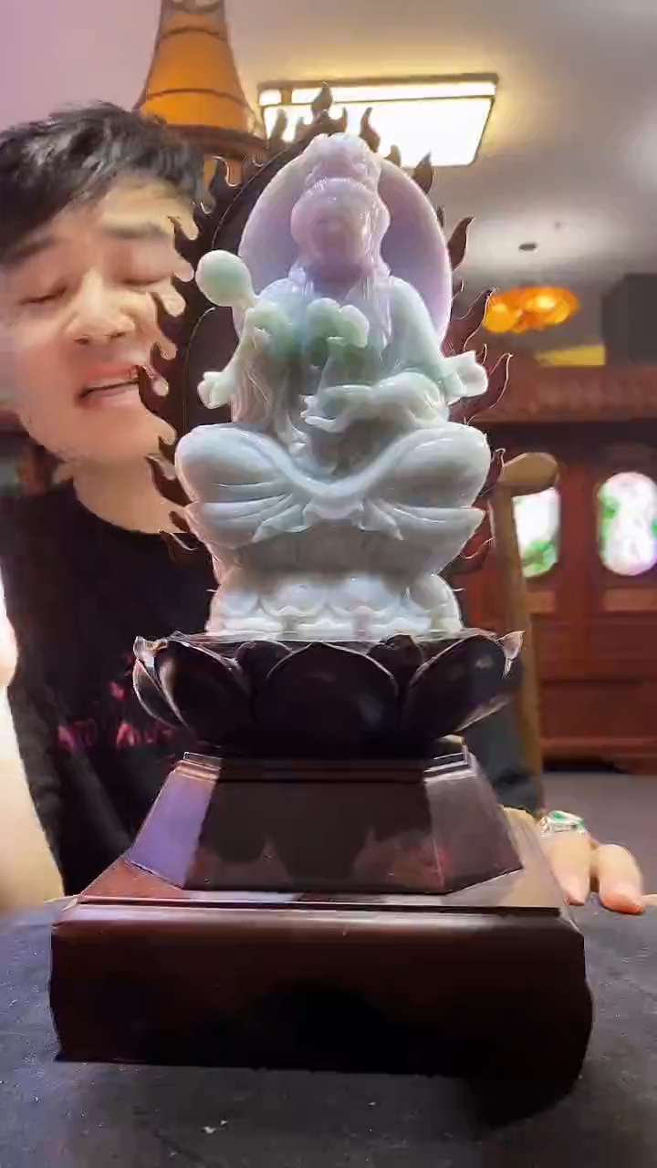 定制翡翠未镶嵌08/0602/Y/观音