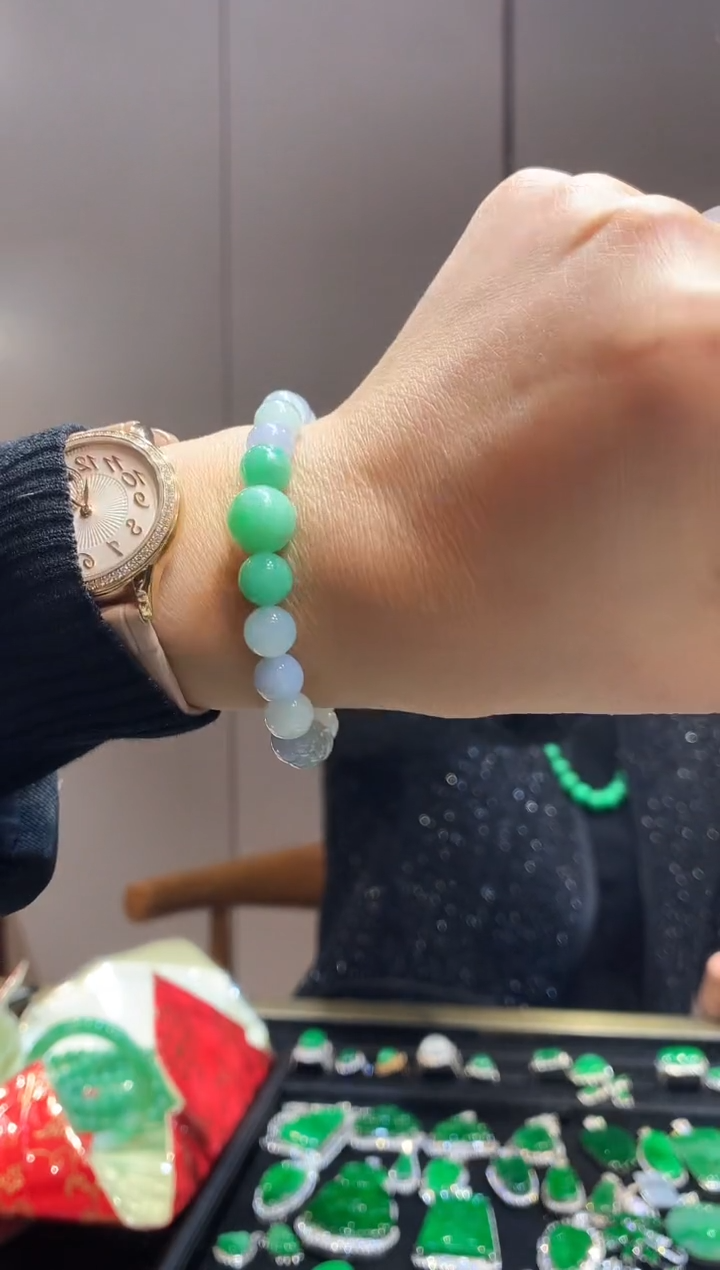 【闪购商品】翡翠手串未镶嵌手串