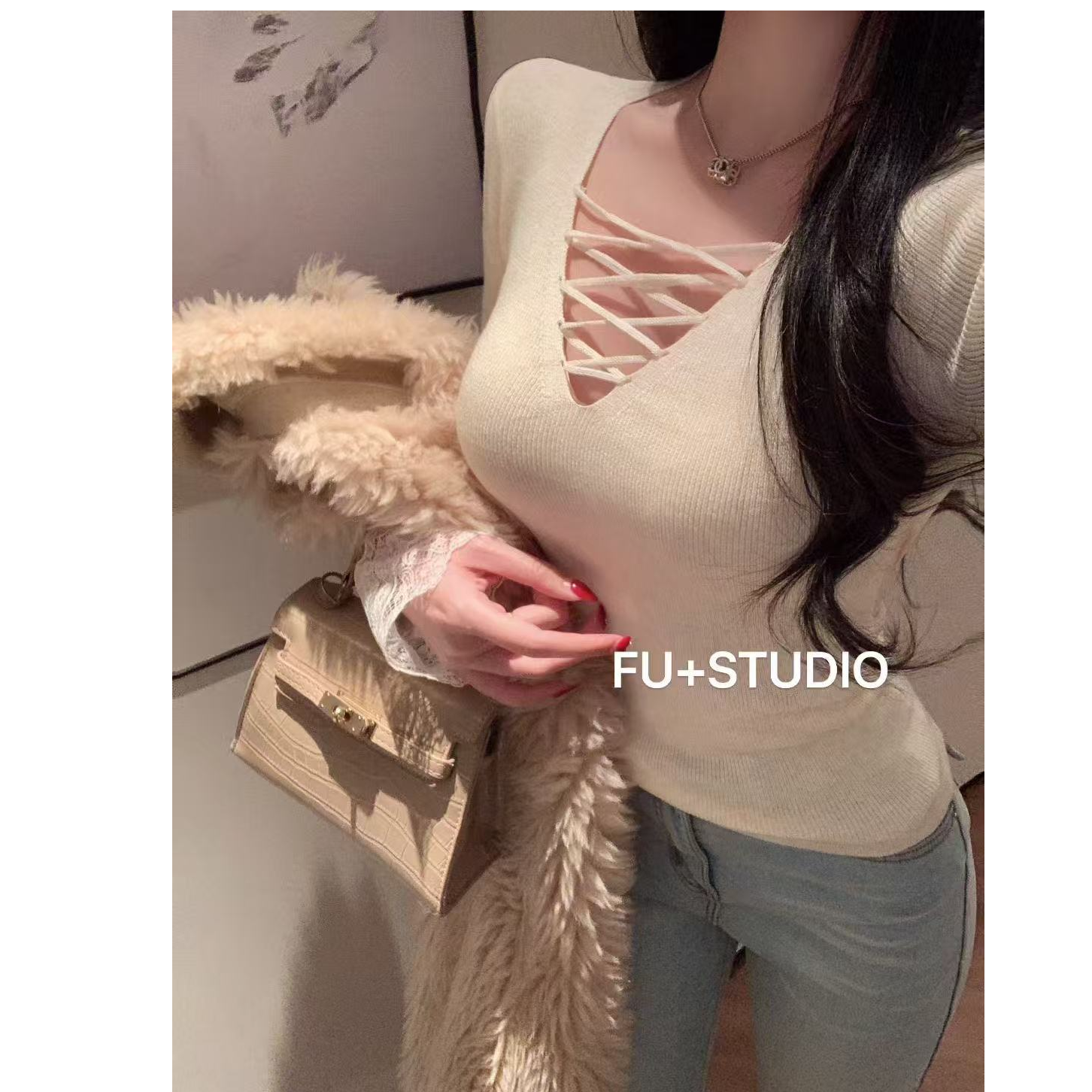 上衣打底衫毛衣长袖修身秋冬显瘦气质上衣打底衫毛衣长袖修身秋冬