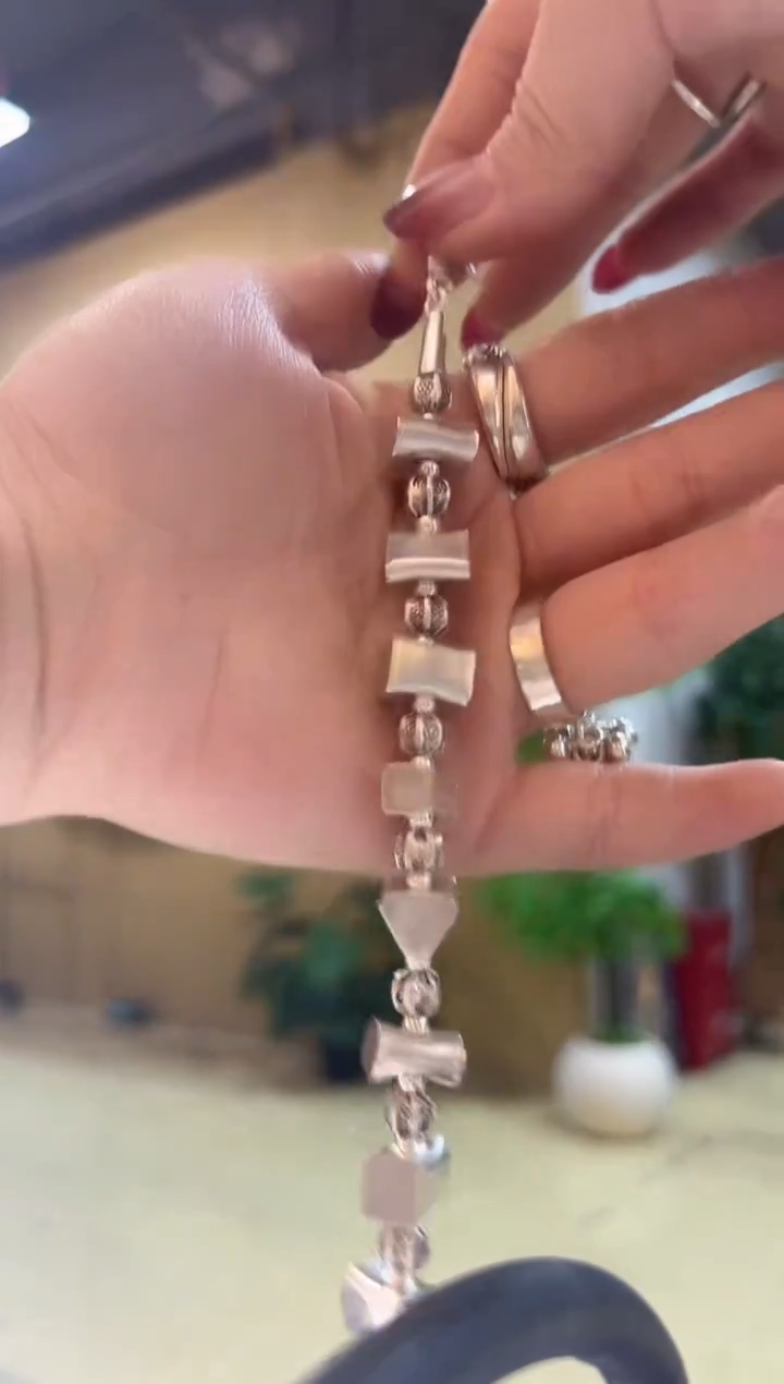 无925银云***桉手链