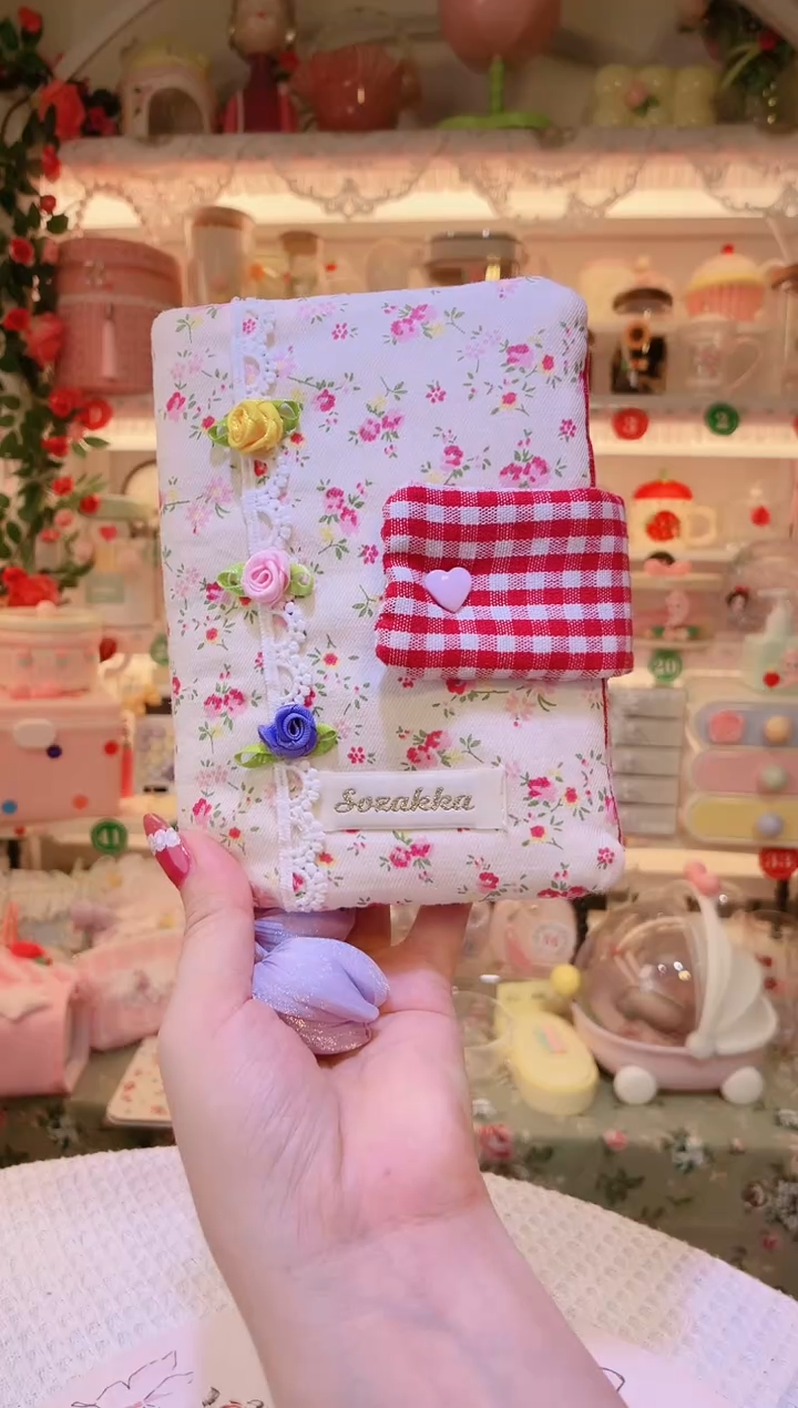 玫瑰花手账本——手工制作品质好！