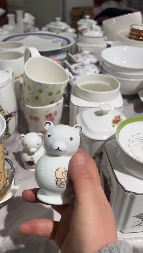 骨瓷牙签筒隆达骨瓷