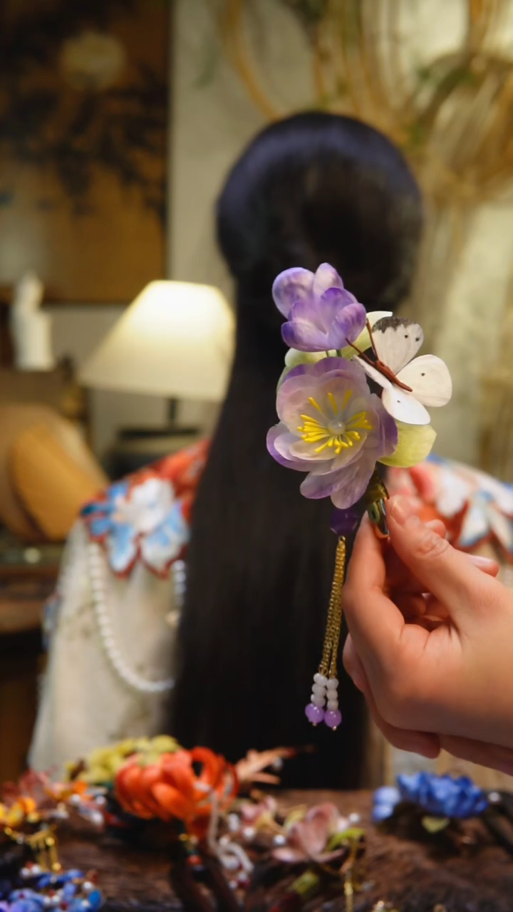 木非遗绒花工艺春信至