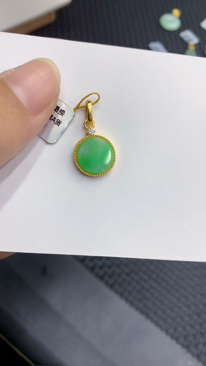 【闪购商品】翡翠颈饰银S925镶嵌            8