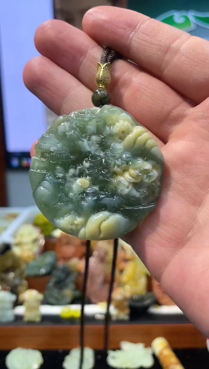 【闪购商品】岫玉吊坠未镶嵌·