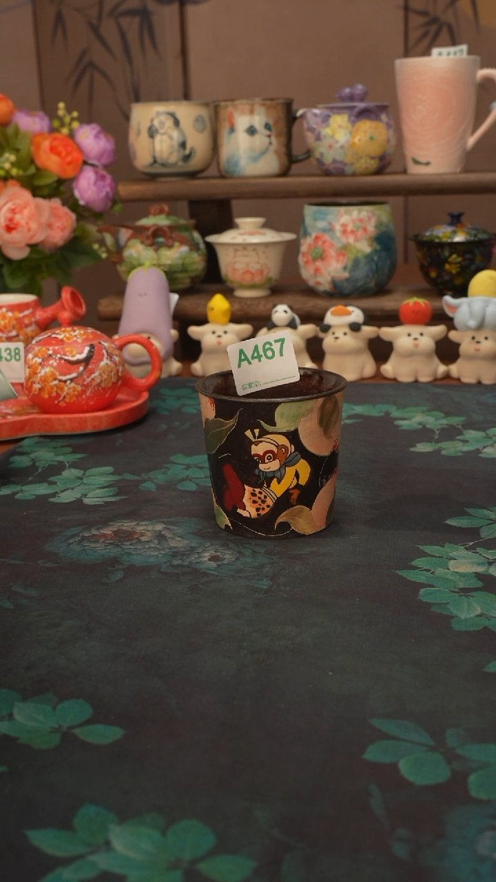 玄之  悟空偷桃猪口杯467