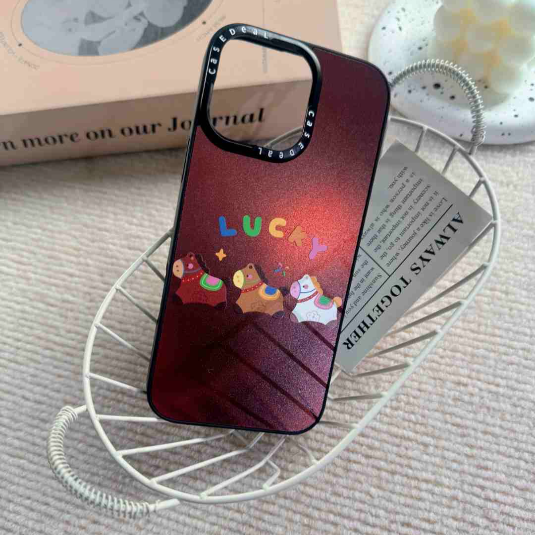 新年韩系新款镜面ins手机壳系列适用苹果16promax潮牌手机壳女款