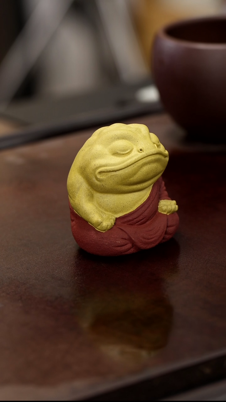 蟾仙雕塑茶宠摆件