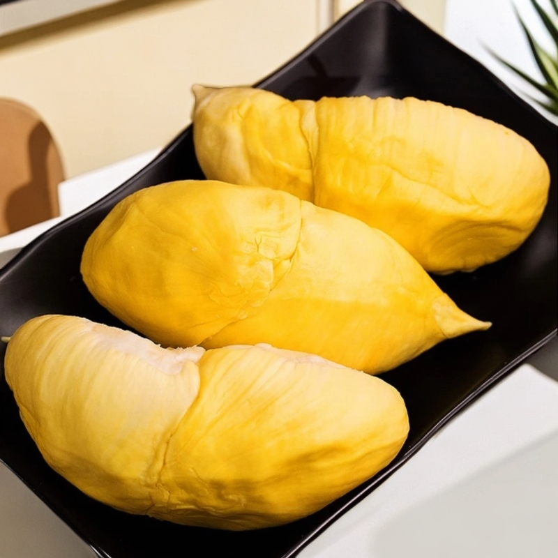 【中国邮政】泰国奶油金枕树熟A级冷冻榴莲肉软糯香甜手工剥果每颗都是黄色果肉到手900g-1065g金枕泰王国