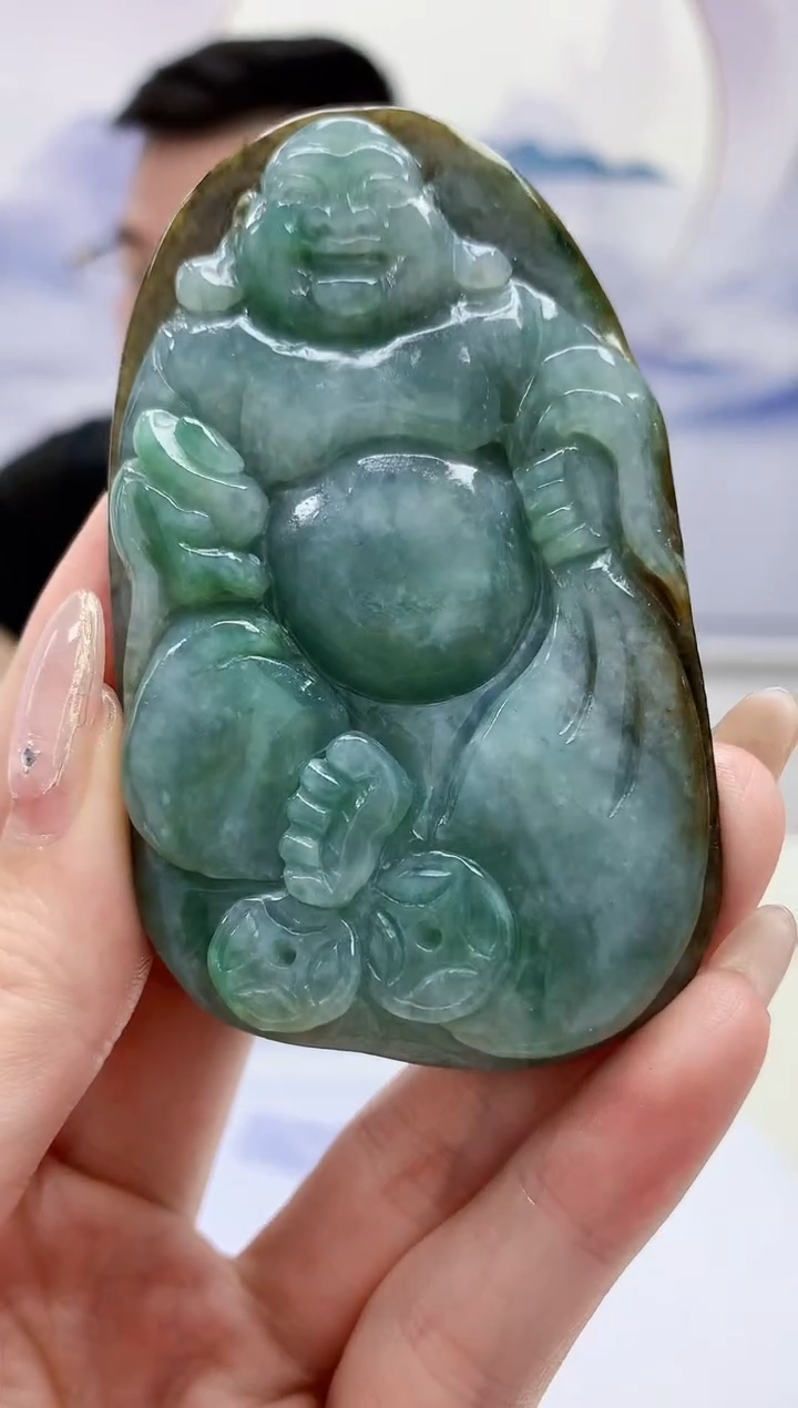 【闪购商品】定制翡翠未镶嵌5152jw-毛货挂件45