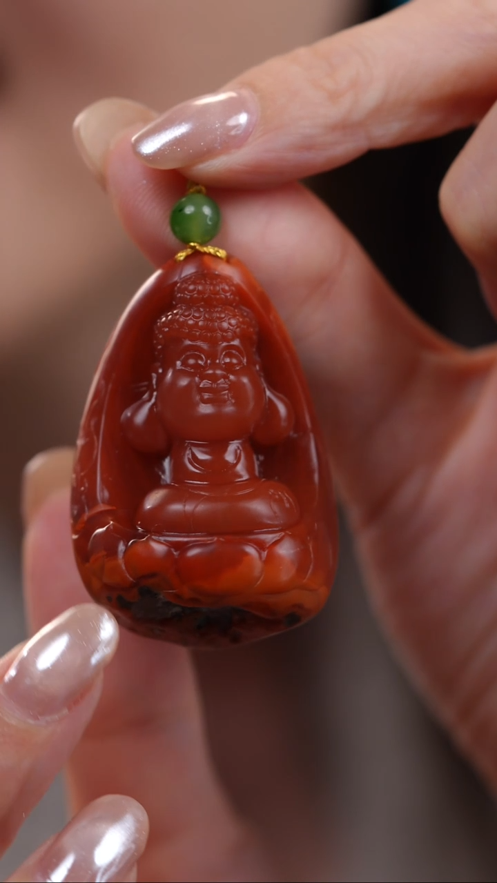 颈饰未镶嵌南红玛瑙32