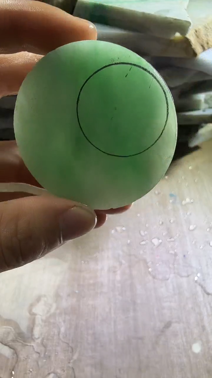 裸石翡翠天然翡翠A货花153