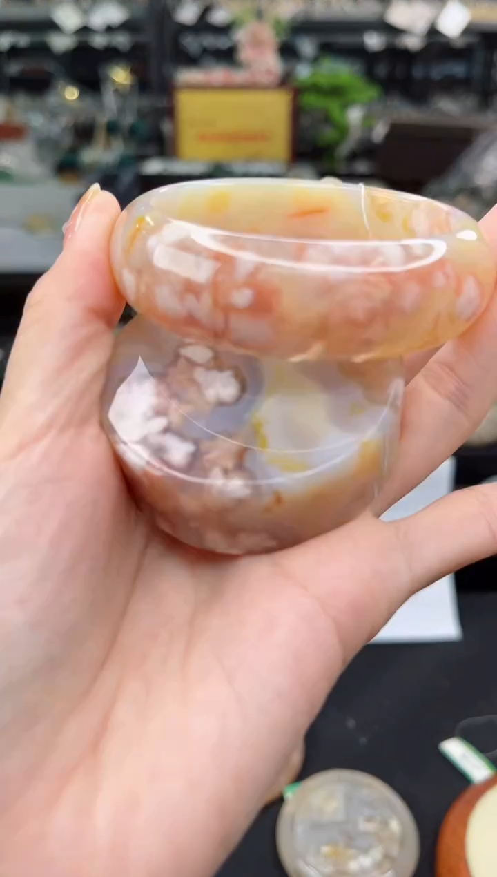 【闪购商品】石英质玉手镯未镶嵌57圈口（赠品镯心）6569771