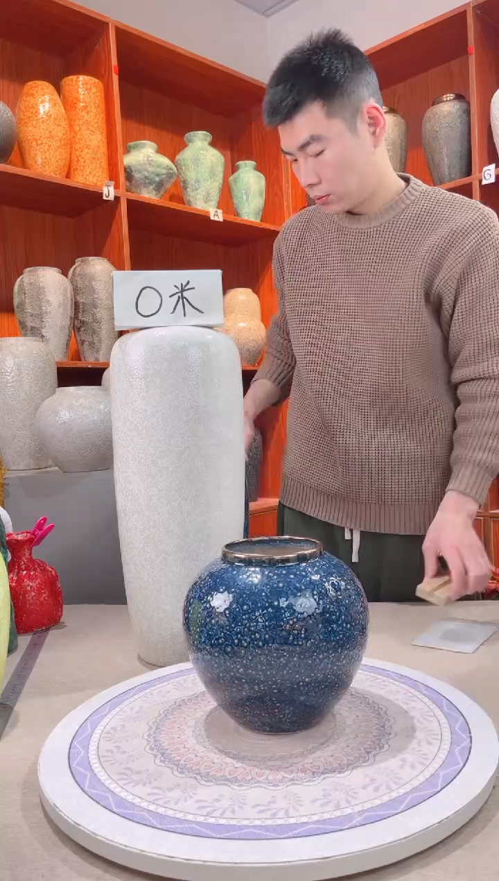 【闪购商品】瓶紫水晶 小号 陶瓷花瓶 无花5