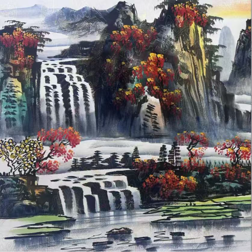 李彦霞作品 《鸿运当头》小六尺1