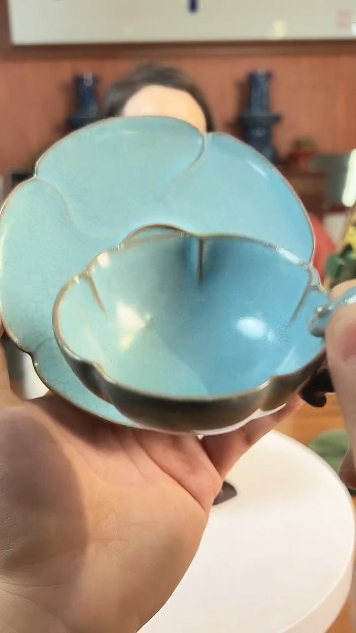 摆件陶景德镇陶瓷青花摆件37