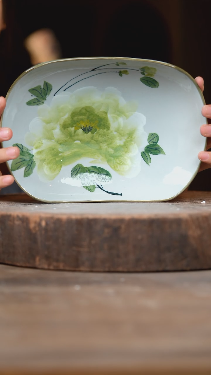 瓷片景德镇高温釉下彩（食品级）