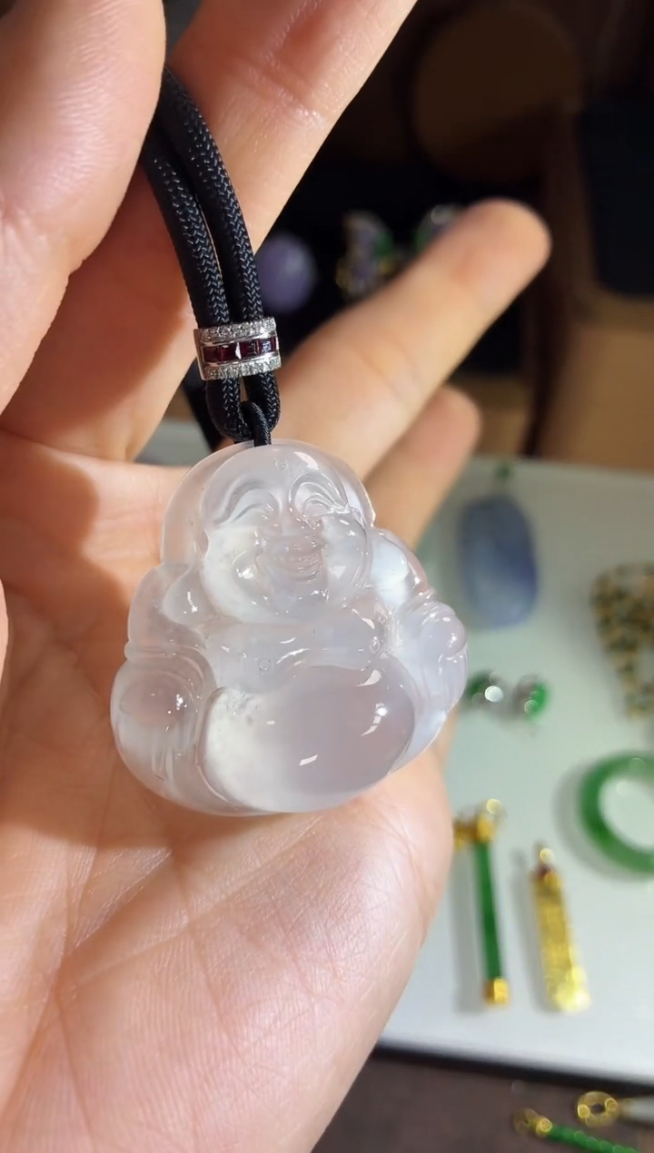 颈饰未镶嵌翡翠慕*北吊坠