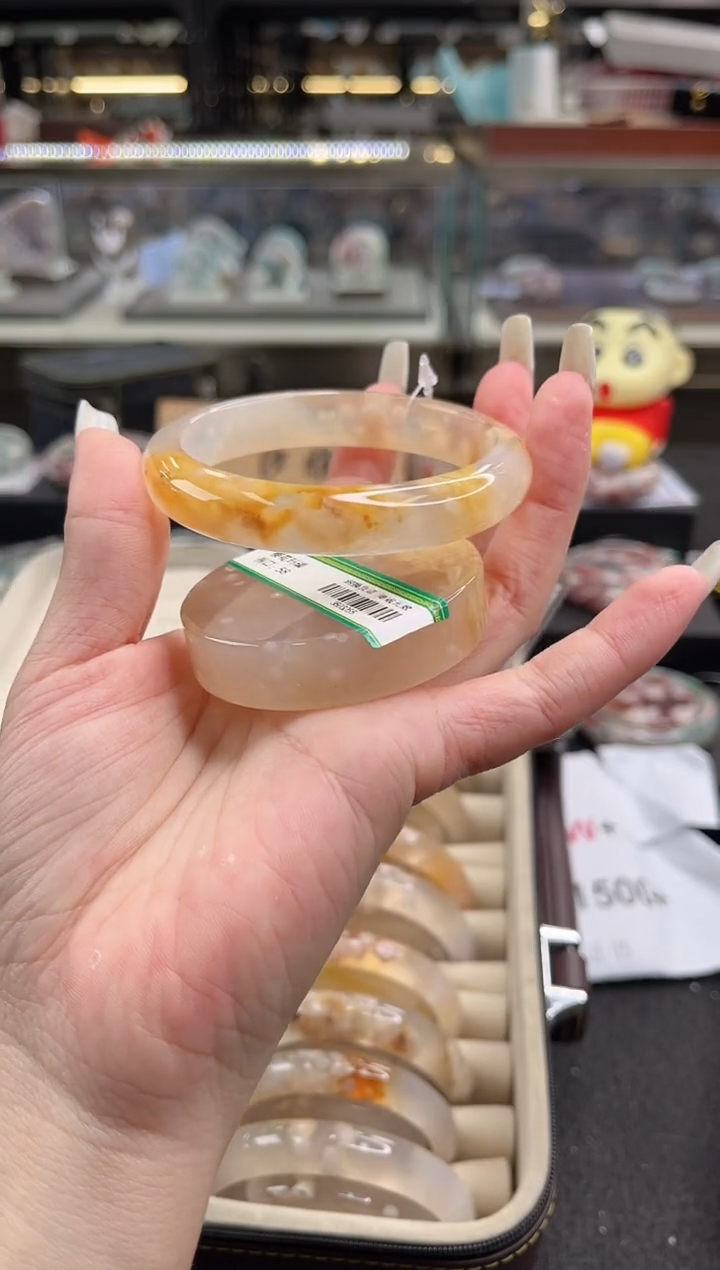 未镶嵌手镯石英质玉58圈口 （赠品镯心）3593265