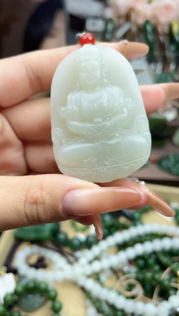 颈饰未镶嵌和田玉未镶嵌和田玉吊坠多样性拍一发一