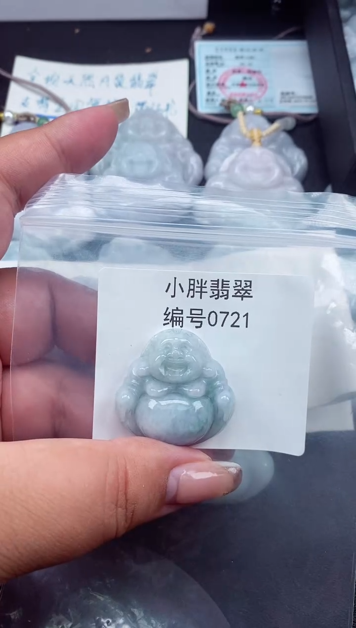 翡翠未镶嵌颈饰缅甸天然A货翡翠0721