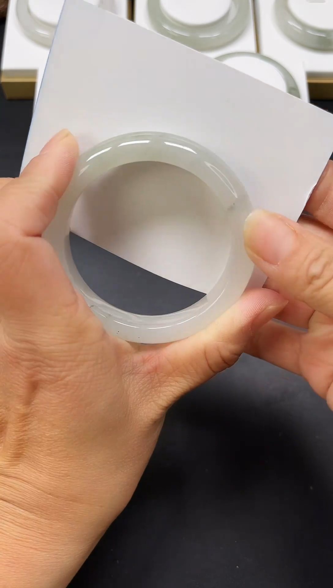 未镶嵌手镯石英质玉A18-53/54/55