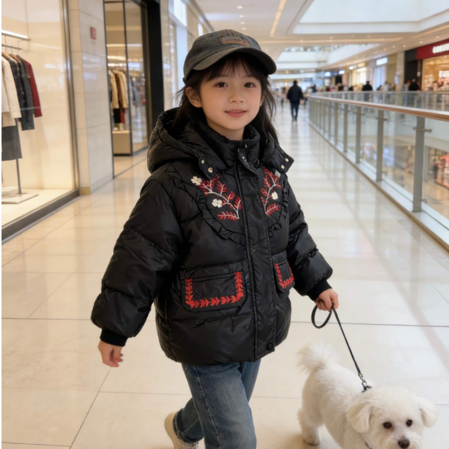 A15琪家童装冬款女童羽羽服