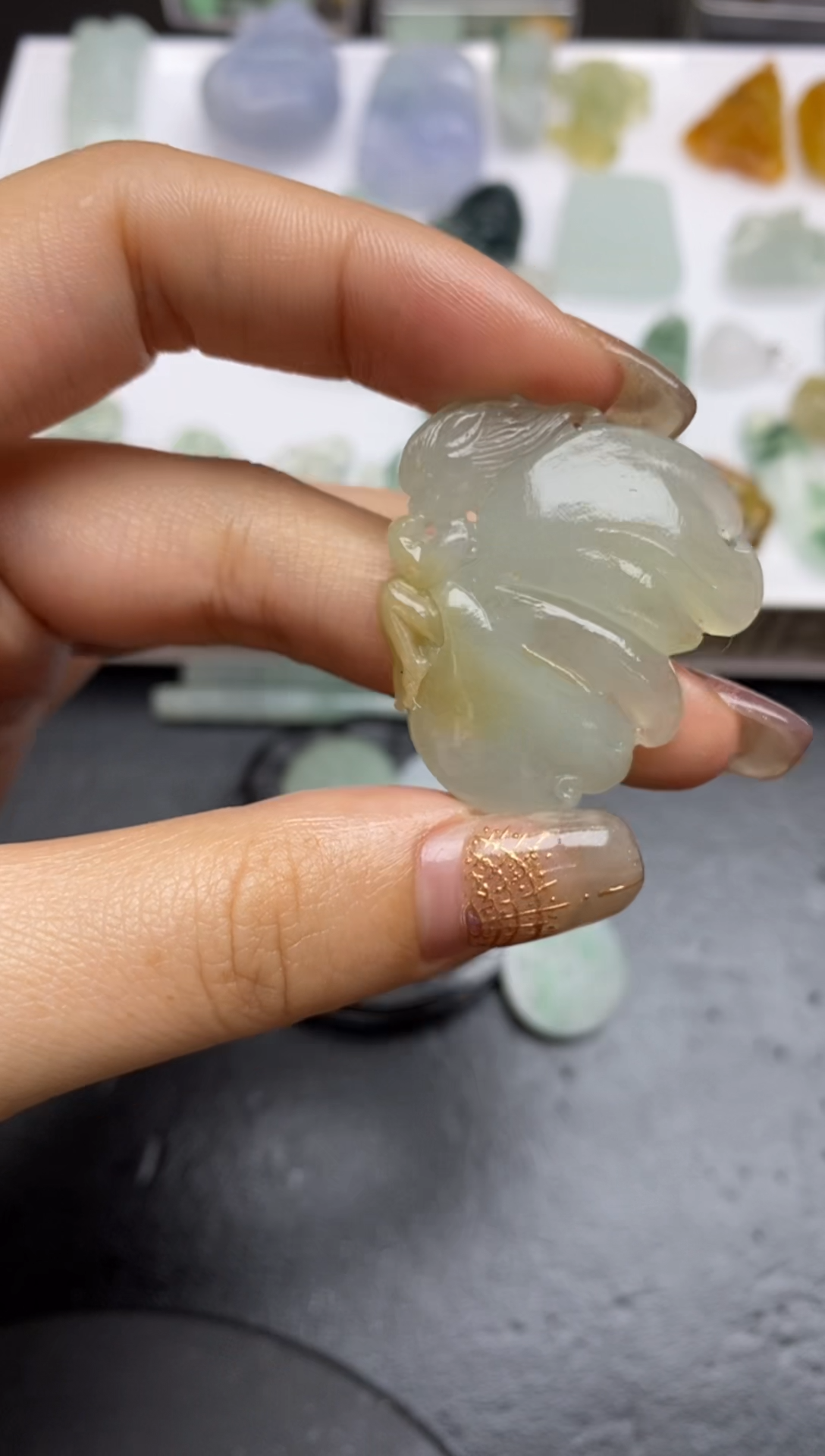 【闪购商品】定制翡翠未镶嵌翡翠毛货~